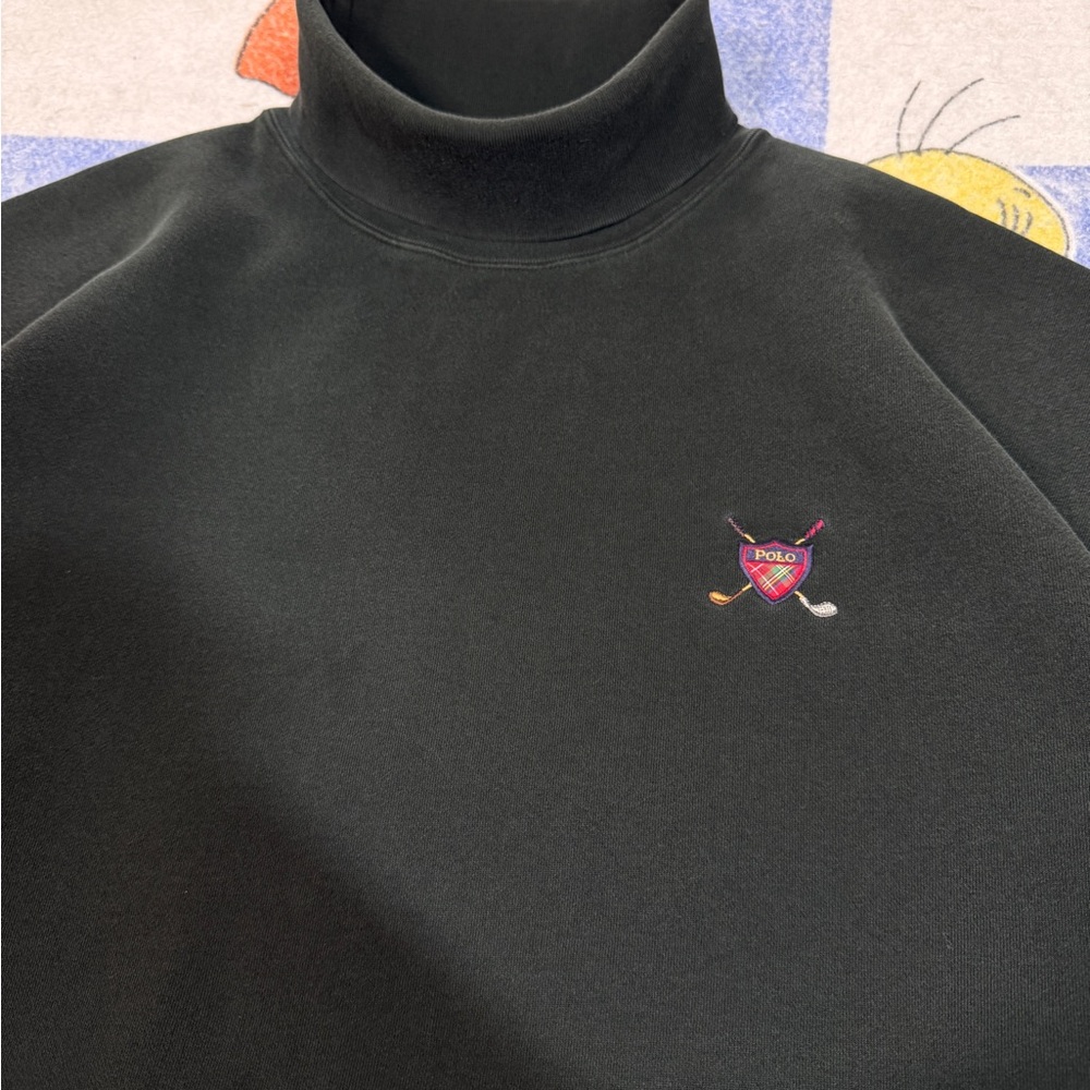 Vintage polo golf turtleneck sweatshirt - Picture 2 of 3
